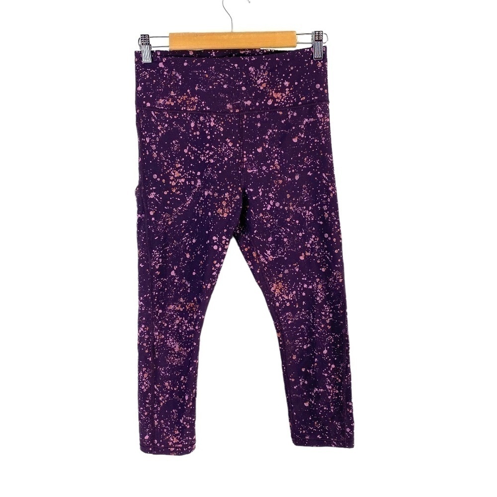 3/$25 Athleta Ultimate Stash Pocket Splatter Capri SZ M